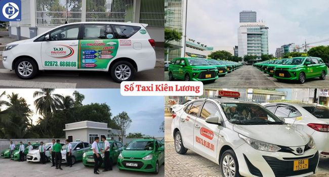Điện thoại hiển thị ứng dụng đặt số taxi Kiên Lương của GV Taxi