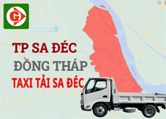 Điện thoại hiển thị ứng dụng đặt Taxi Tải Sa Đéc