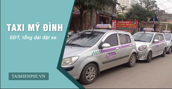 Điện thoại tổng đài taxi Mỹ Đình hiển thị số hotline để đặt xe nhanh chóng
