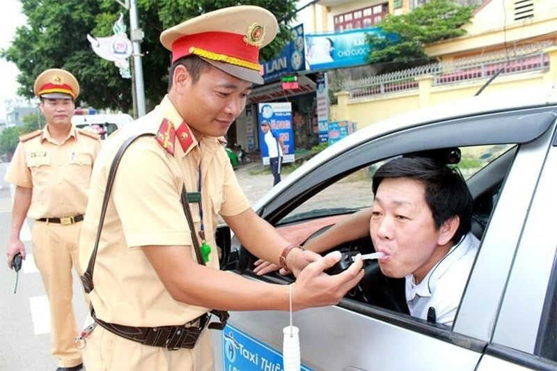 Đo nồng độ cồn trong khí thở