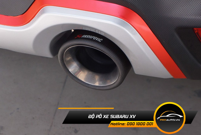 Độ pô xe Subaru XV tạo âm thanh cá tính