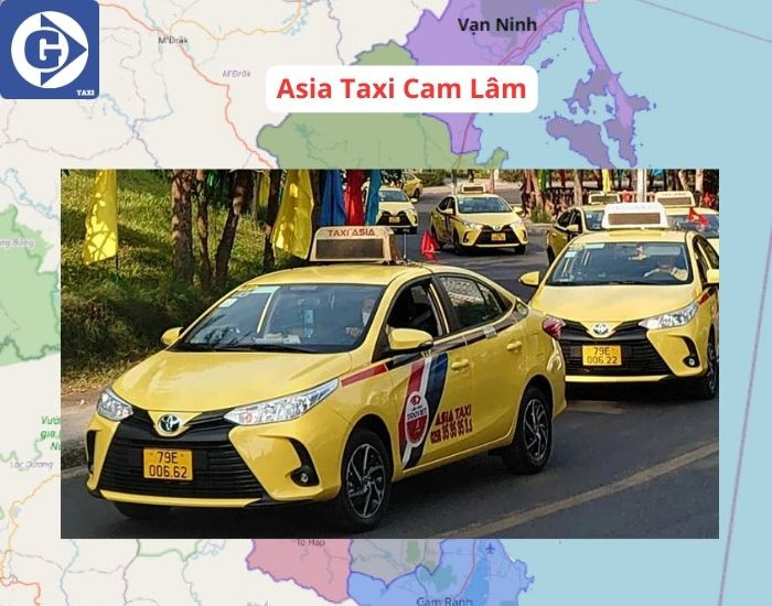 Đội xe Asia Taxi Cam Lâm đa dạng các loại xe