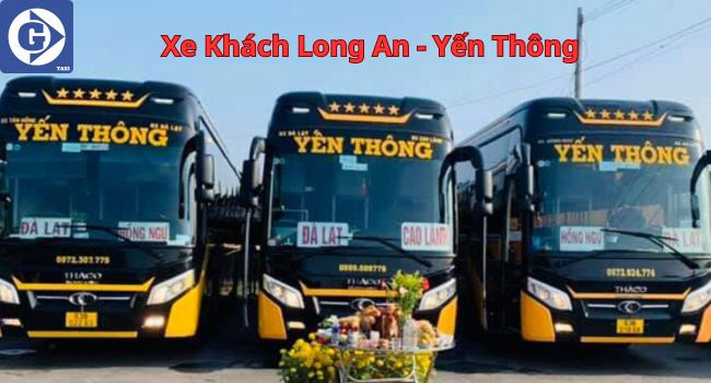 Đội xe chất lượng của hãng xe khách Yến Thông.