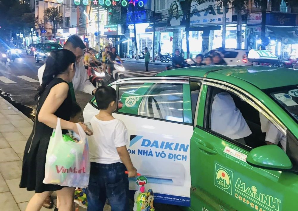 Đội xe đa dạng của hãng taxi Mai Linh tại Bình Long Bình Phước