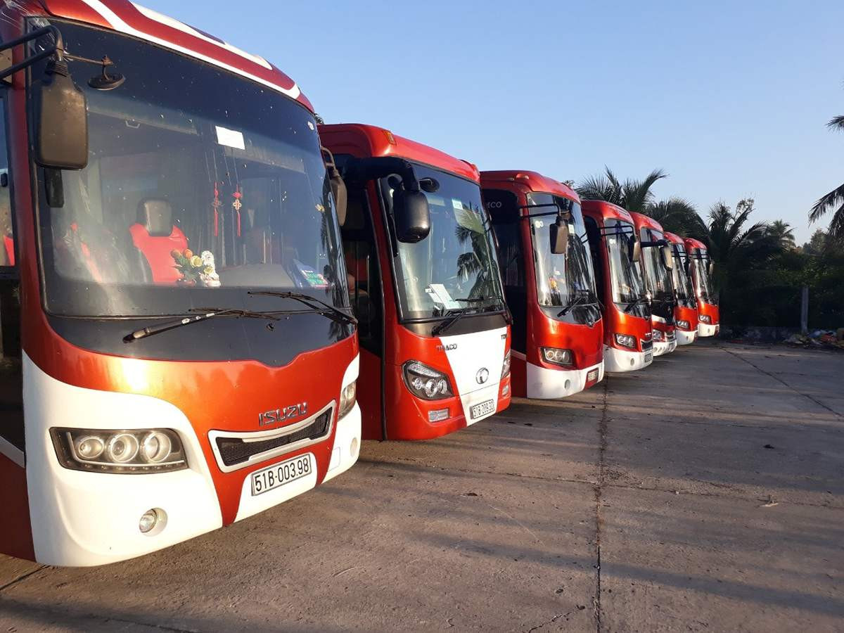 Đội xe Đại Ngân chuyên tuyến xe giường nằm đi Tiền Giang an toàn