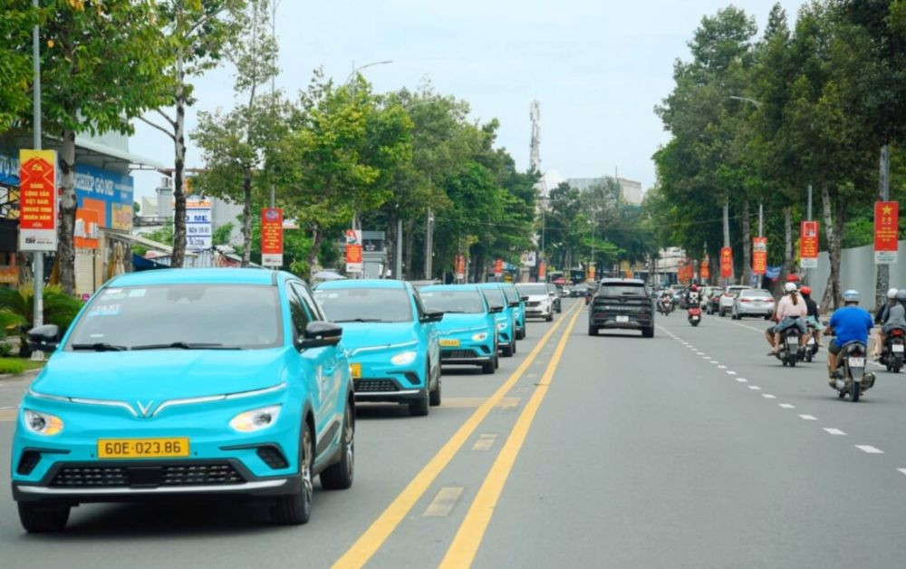 Đội xe điện taxi Xanh SM góp phần bảo vệ môi trường tại Trảng Bom Đồng Nai