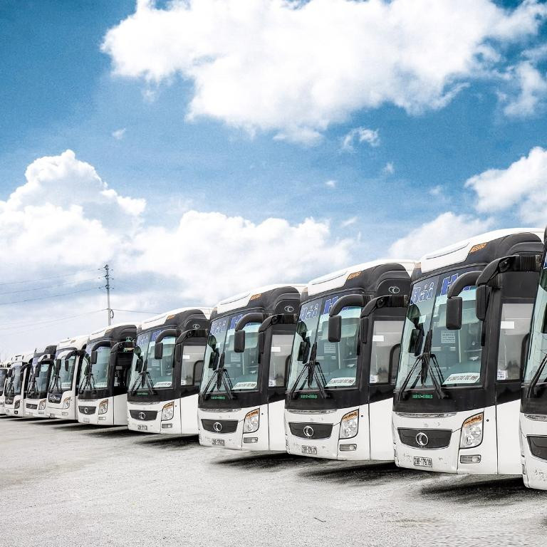Đội xe giường nằm hiện đại của Nhà xe Hải Hà