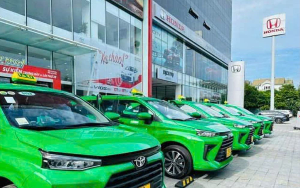Đội xe Mai Linh taxi được nâng cấp với nhiều dòng xe Toyota cao cấp, đảm bảo chất lượng (Ảnh: Sưu tầm Internet)