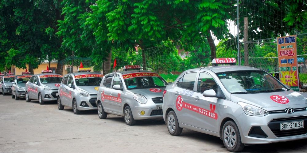 Đội xe Taxi 123 Bắc Ninh phục vụ khu vực Quế Võ