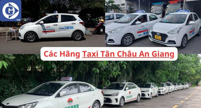 Đội xe taxi chất lượng cao phục vụ hành khách tại thị xã Tân Châu, tỉnh An Giang