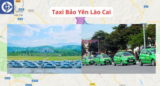 Đội xe taxi đa dạng phục vụ khách hàng tại Bảo Yên