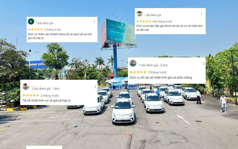 Đội xe taxi điện Lado tại Trảng Bom Đồng Nai được khách hàng đánh giá dịch vụ tốt, giá cả hợp lý