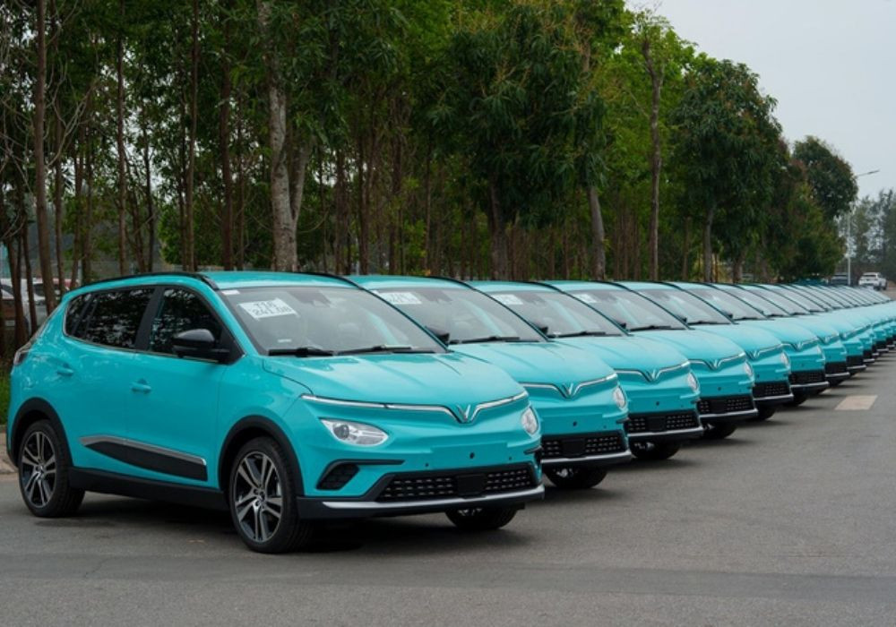 Đội xe taxi điện Xanh SM tiện nghi, hiện đại