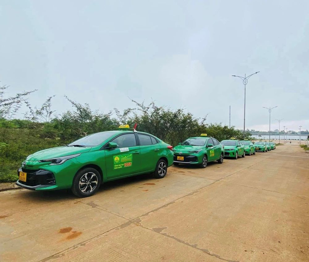 Đội xe Taxi Mai Linh Long Xuyên An Giang đa dạng loại xe 4 chỗ, 7 chỗ
