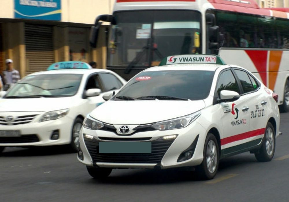 Đội xe Taxi Vinasun Giồng Riềng hùng hậu và hiện đại trên mọi nẻo đường