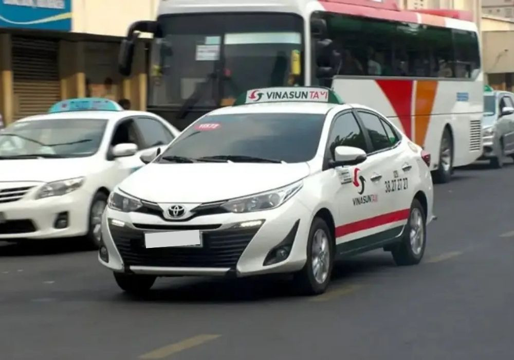 Đội xe Taxi Vinasun tại Biên Hòa đa dạng từ 4 chỗ đến 7 chỗ