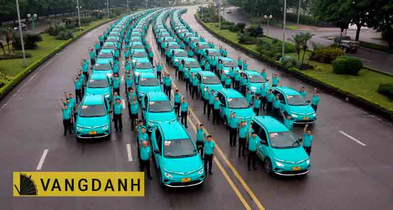 Đội xe Taxi Xanh SM hiện đại tại trung tâm Buôn Ma Thuột