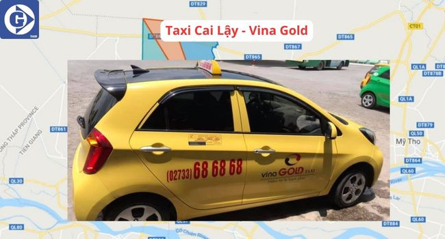 Đội xe Vina Gold phục vụ khách hàng ở Cai Lậy