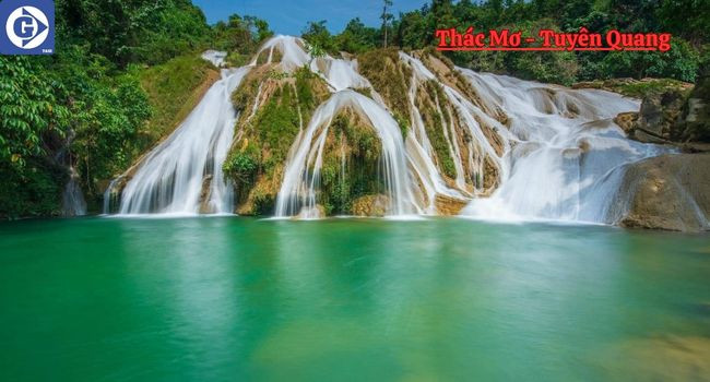 Dòng thác Mơ (Pác Ban) tuyệt đẹp ở Tuyên Quang