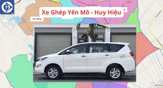 Đường đi Xe Ghép Yên Mô Ninh Bình