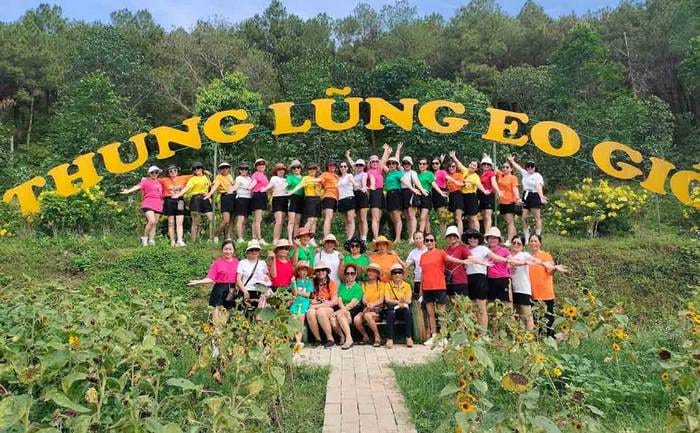 Eo Gió Nam Đàn là lựa chọn của nhiều gia đình để nghỉ dưỡng cuối tuần