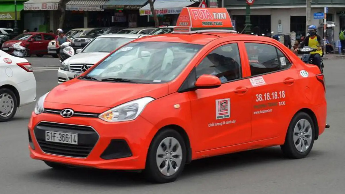 Futa Taxi Bà Rịa Vũng Tàu màu cam