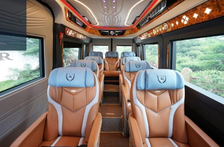 Ghế massage cao cấp trên xe khách Duy Khánh Limousine Thanh Hóa Cẩm Phả