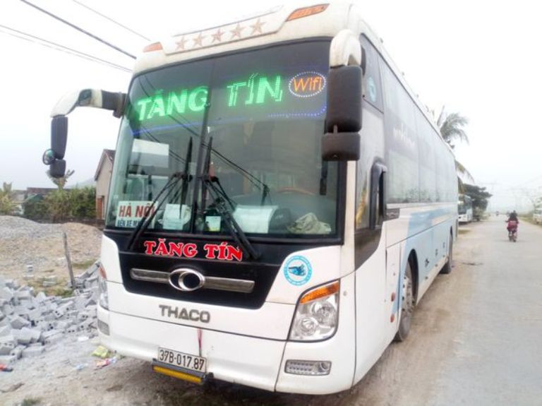 Ghế ngồi thoải mái trên xe khách Tăng Tín