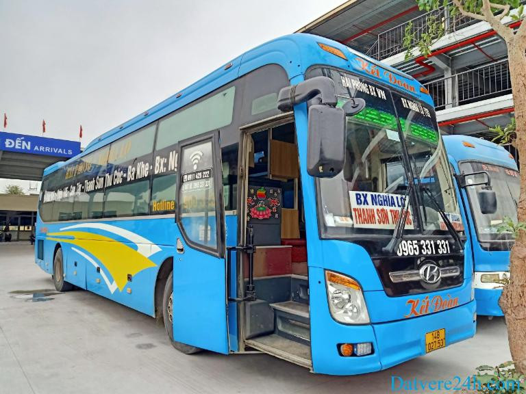Ghế ngồi trên xe khách Nhà Xe Kết Đoàn