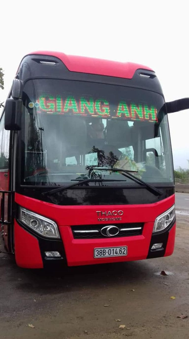 Giang Anh, dù là cái tên mới, nhưng đã chứng tỏ chất lượng vượt trội trên tuyến xe khách Ninh Bình Sầm Sơn