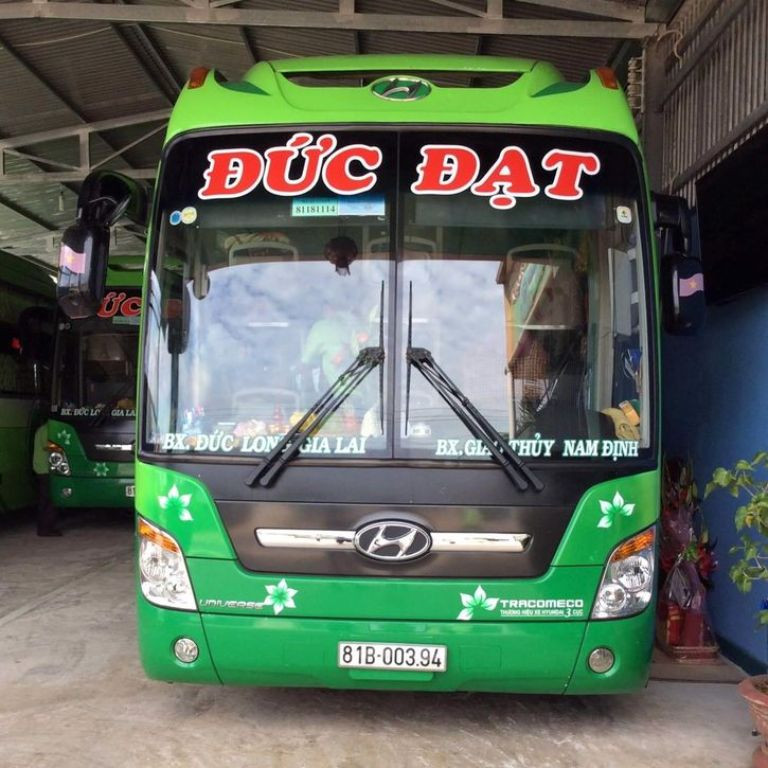 Giao diện đặt vé trực tuyến của nhà xe Đức Đạt