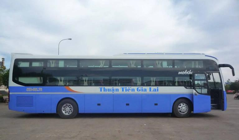 Giao diện đặt vé trực tuyến của Nhà xe Thuận Tiến