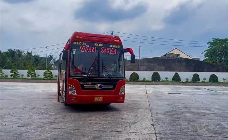 Giao diện đặt vé trực tuyến của Nhà Xe Văn Chai