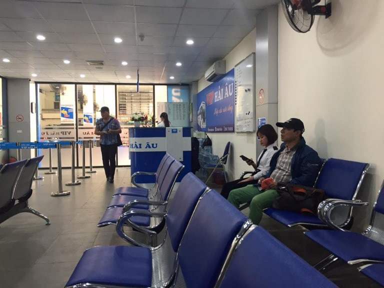 Giao diện đặt vé xe khách Gia Lâm Hải Phòng trực tuyến