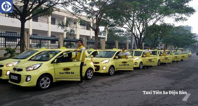 Giao diện đặt xe Taxi Tiên Sa Điện Bàn qua ứng dụng
