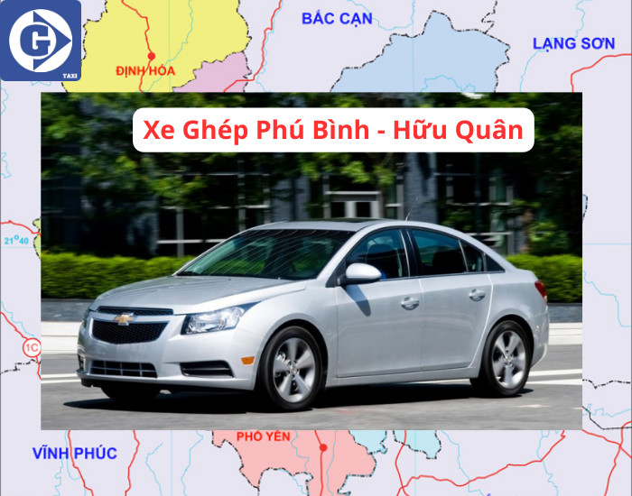 Giao diện đặt xe tiện lợi của dịch vụ xe ghép Phú Bình