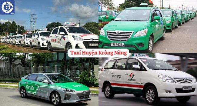 Giao diện ứng dụng đặt Taxi Huyện Krông Năng