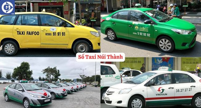 Giao diện ứng dụng đặt taxi Núi Thành GV Taxi tiện lợi trên điện thoại