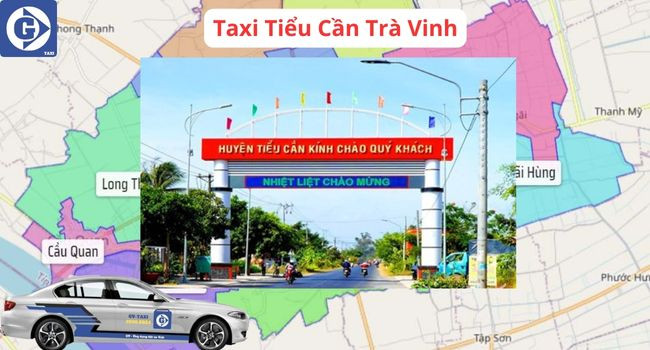 Giao diện ứng dụng đặt Taxi Tiểu Cần Trà Vinh của GV-Taxi tiện lợi