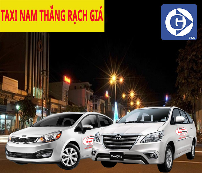 Giao diện ứng dụng đặt xe của Taxi Nam Thắng Rạch Giá