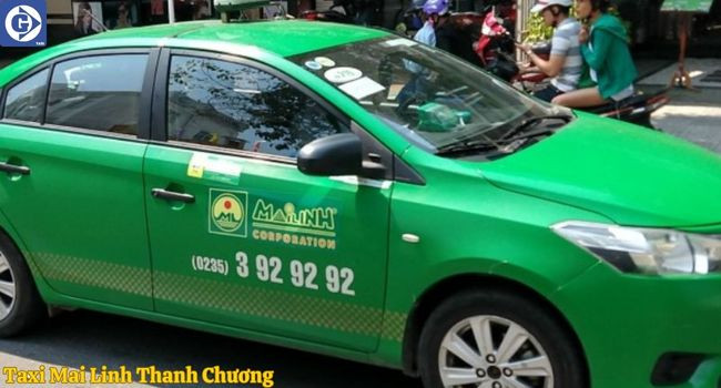 Giao diện ứng dụng đặt xe **taxi Mai Linh Thanh Chương** trên điện thoại di động
