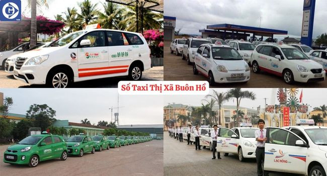 Giao diện ứng dụng đặt xe taxi tại Thị xã Buôn Hồ