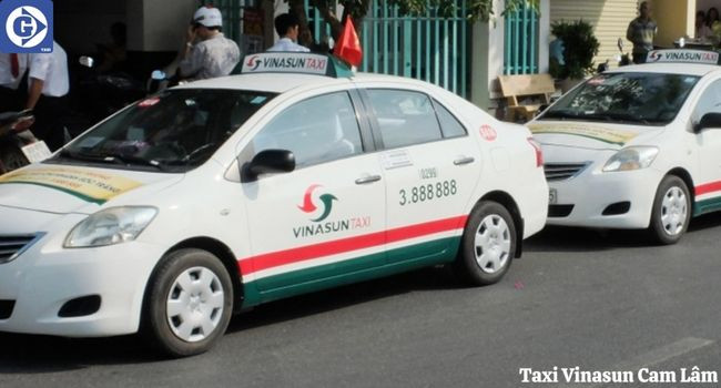 Giao diện ứng dụng đặt xe Taxi Vinasun tiện lợi tại Cam Lâm