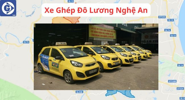Giao diện ứng dụng di động hỗ trợ đặt dịch vụ xe ghép Đô Lương Nghệ An và xe đi chung