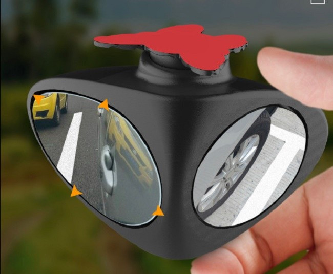 Gương xóa điểm mù ô tô dạng 2 góc