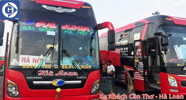 Hành khách lên xe khách Hà Loan đi Cần Thơ
