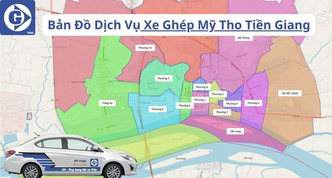 Hành khách sử dụng ứng dụng đặt xe ghép tại Mỹ Tho Tiền Giang