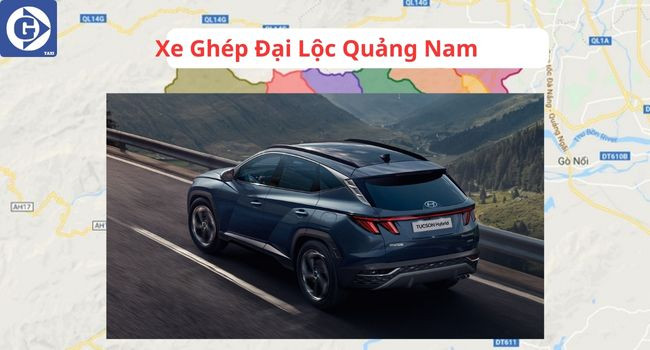 Hành lý của khách trên xe ghép khi di chuyển tại Quảng Nam