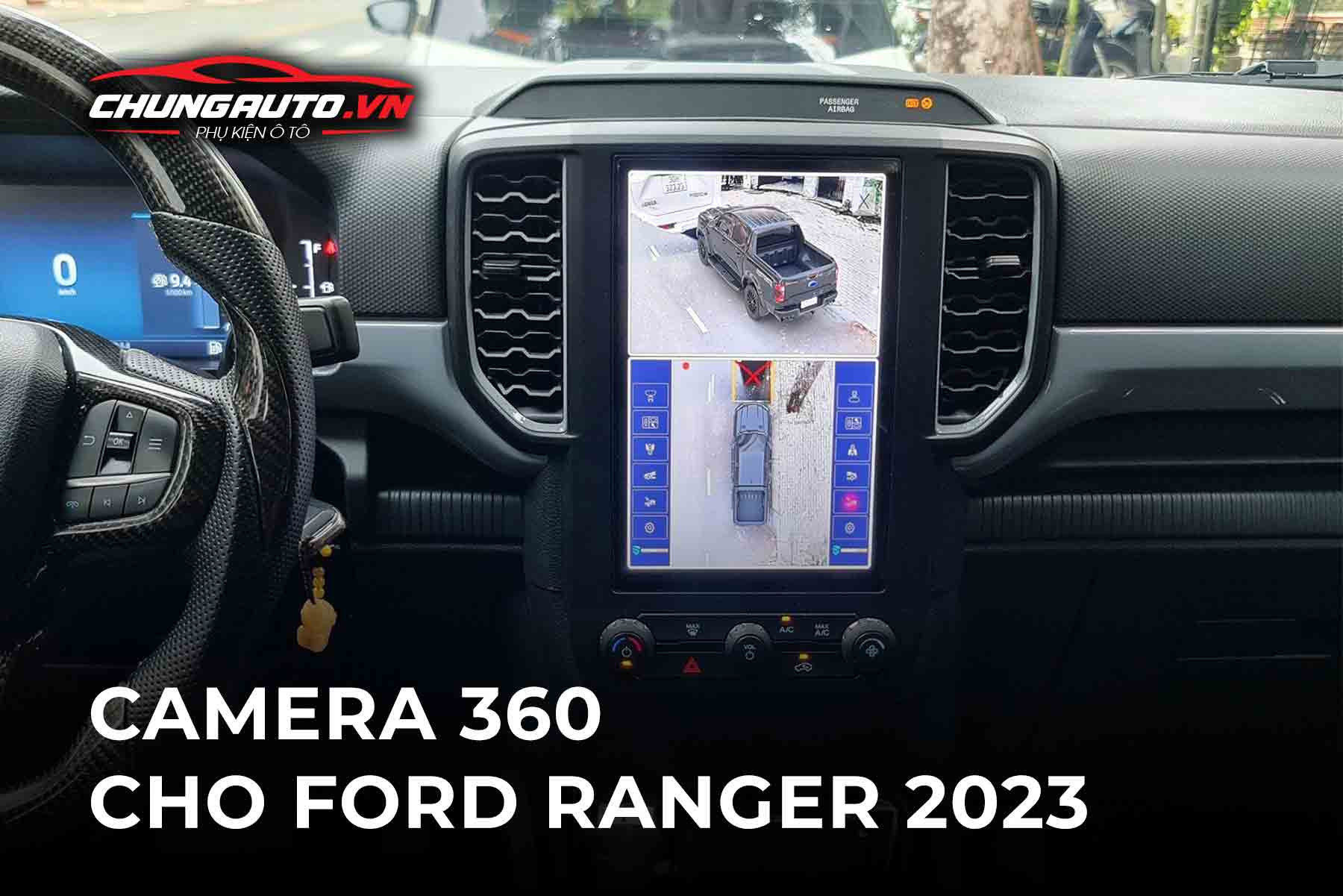 Hệ thống camera 360 độ cho Ford Ranger