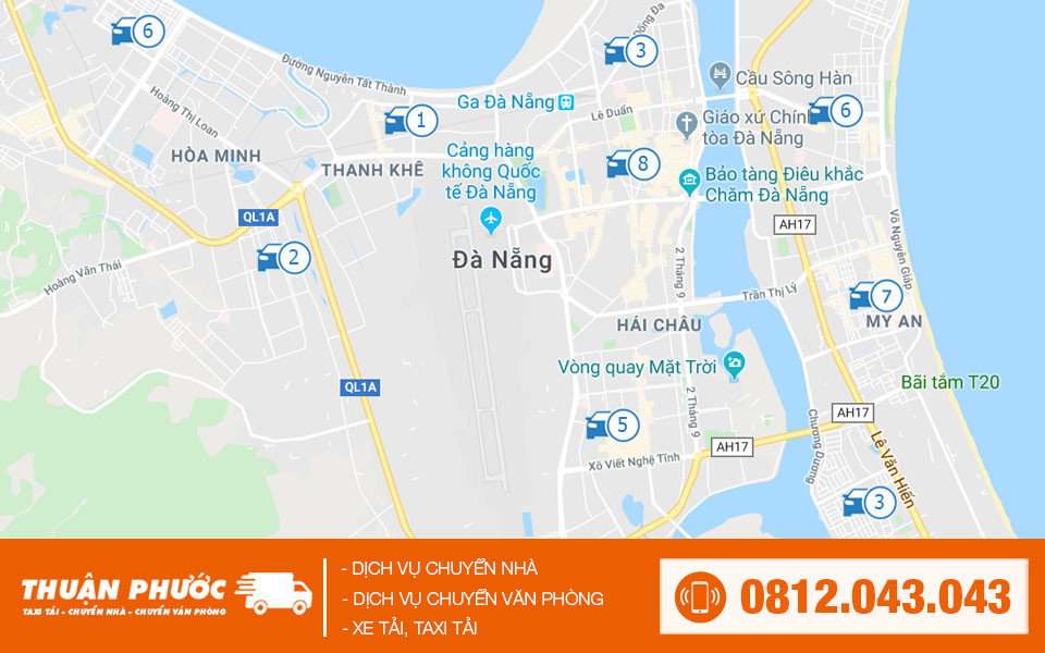 Hệ thống định vị GPS giúp tối ưu lộ trình taxi tải giá rẻ